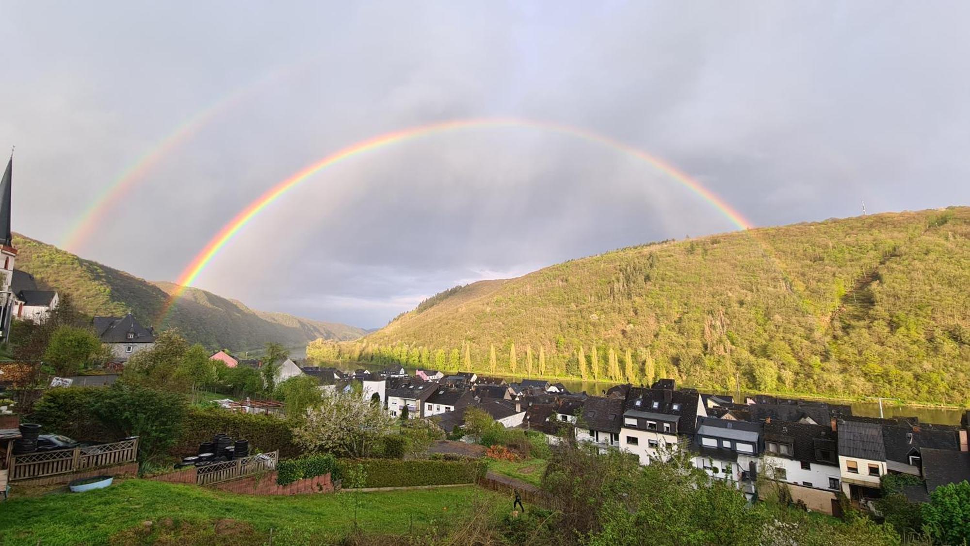Pension Mit Moselblick Klotten Exteriör bild